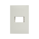 Placa de 1 módulo con chasis marfil Simon 25 Plus