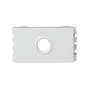 Tapa salida de cable blanco Simon 25 Plus