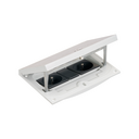 IP66 Mechanism holder and security frame with 2 french socket and 22,5x45mm K45 mechanism
