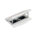 IP66 Mechanism holder and security frame with 2 french socket and 2 RJ45 6 UTP