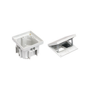 IP66 watertight concrete floor box empty kit for 1 Simon K45 mechanism + 1 narrow blind cover and sheath