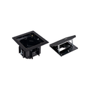 IP66 watertight raised floor box empty kit for 1 Simon K45 mechanism + 1 narrow blind cover and sheath