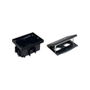 IP66 watertight concrete floor box empty kit for 2 Simon K45 mechanisms + 1 narrow blind cover and sheath