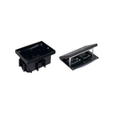 IP66 watertight concrete floor box kit with 2 french socket outlets + 2 RJ45 connectors category 6 UTP and sheath