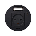 Kit Flash 90 composé du prise de courant modulaire danoise, chargeur USB type C de 20W et sortie de câblage noir Simon K45