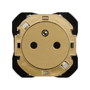 2P+T socket outlet CLEAN 16A 250V~ screw connection gold Simon 270