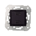 Cargador USB doble 5V/DC 2.1A tipo A hembra Simon 75