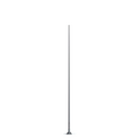 Simon CL1 functional pole, 5 m high, conical tapering, and post top luminaire fixing