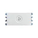 Pulsador unipolar campana con led 10A 127V~ blanco Simon 26