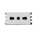 Toma corriente italiana universal P11-P17 16A 127V~ blanco Simon 26
