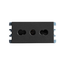 Toma corriente italiana universal P11-P17 16A 127V~ grafito Simon 26