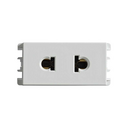 Toma corriente 2P euroamericana 16A 127V~ blanco serie Simon 26