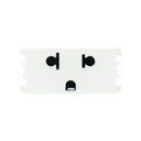 Toma corriente 2P+T euroamericana 16A 127V~ blanco serie Simon 26