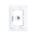 Chasis con toma teléfono 4 hilos rj11 blanco Simon 26