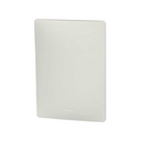 Placa ciega blanco con chasis blanco Simon 26