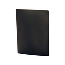 Placa ciega grafito con chasis blanco Simon 26