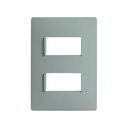 Placa de 2 módulos sin chasis verde turquesa Simon 26