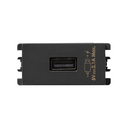 Cargador USB 1 módulo 2.1A 100/230V~ grafito Simon 26