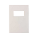 Placa base de 1 posto com suporte 4x2 branco Simon 27 Play