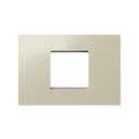 Frame, 2 half elements (1 element) with frame holder for American box ivory Simon 27 Play