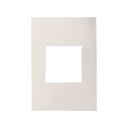 Placa base de 2 postos com suporte 4x2 branco Simon 27 Play