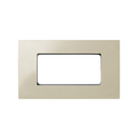 Frame, 4 half elements (2 elements) with frame holder for American box ivory Simon 27 Play