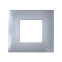 Interchangeable case for 1 element frame stainless steel Simon 27 Play