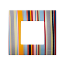Interchangeable case for 1 element frame multicoloured stripes Simon 27 Play