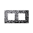 Interchangeable case for 2 elements frame vintage black silver Simon 27 Play