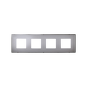Interchangeable case for 4 elements frame translucent grey Simon 27 Play