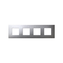 Interchangeable case for 4 elements frame helium grey Simon 27 Play