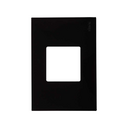 Placa de 2 postos 4x2 preto Simon 27 Play
