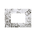 Interchangeable case for 3 half elements American frame comic Simon 27 Play