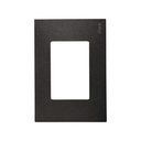 Placa de 3 postos 4x2 preto artic Simon 27 Play