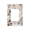 Placa de 3 postos 4x2 comic Simon 27 Play