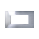 Interchangeable case for 4 half elements (2 elements) American frame stainless steel Simon 27 Play