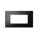 Interchangeable case for 4 half elements (2 elements) American frame arctic black Simon 27 Play