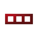 Interchangeable case for 3 elements frame arctic red Simon 27 Play