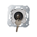 Conmutador con llave 3 posiciones Simon 75