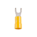 Terminal em forma de garfo pré-isolado de 4-6 mm² com ø de 5,3 mm, 10 unidades em amarelo da 