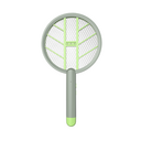 Rechargeable fly and other insects killing racket with base