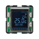 Thermostat programmable numérique avec contrôle manuel ou automatique du Chauffage-Refroidissement et écran Simon 82 Detail