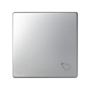 Touche individuelle avec gravure lumière pour poussoir aluminium Simon 82