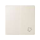 Touche va et vient + poussoir clôche ivoire Simon 82 Detail
