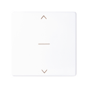 Touche volets roulants trois positions blanc Simon 82 Detail