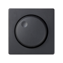 Plate for electronic rotary mechanisms graphite Simon 82