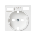 Tapa para la base de enchufe schuko con 2 cargadores USB A + C 10,5W blanco Simon 82