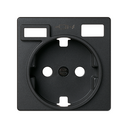 Tapa para la base de enchufe schuko con 2 cargadores USB A + C 10,5W grafito Simon 82