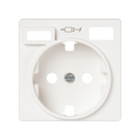 Cover for Schuko Socket Base with 2 USB Chargers A + C 10.5W Matt White Simon 82 Concept