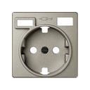 Cover for Schuko Socket Base with 2 USB Chargers A + C 10.5W Champagne Simon 82 Concept